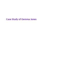 Case Study of Gemma Jones