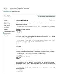 Pharmacology Review Questions: Case Study Scenarios