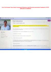 Medical Assessment Questions and Feedback