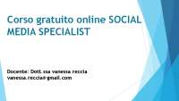 Social Media manager corso