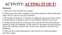 Cell Adhesion: An Interactive Learning Activity