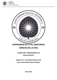 Actividad termodinámica