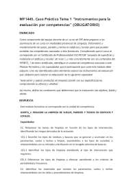 Caso Práctico: Instrumentos para la Evaluación por Competencias en Limpieza de Superficies