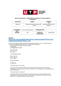 Ejercicios sobre rectificadores controlados, circuitos de disparo y convertidores - Prof. 