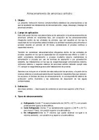 normativa de almacenamiento