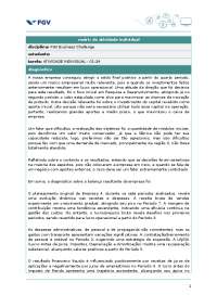 Atividade Individual de Business Analytics