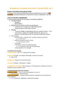 Economia: Conceitos e Princípios