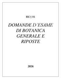Botany Exam Questions and Answers