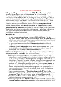 Appunti delle lezioni (Storia dell'Europa orientale)