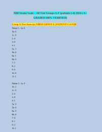 NIH Stroke Scale Test Answers
