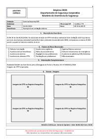 Relatório de Ocorrências de Segurança Interna