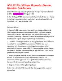 Etiology, Pathophysiology, Signs and Symptoms, Monitoring Plan, and Patient Education for 