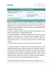 EMPREENDEDORISMO E GESTÃO DE INOVAÇÃO - FINAL
