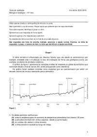 Geologia 10 ano teste da areal