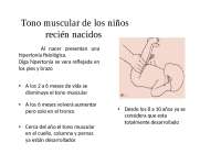 Tono Muscular en Niños Recién Nacidos: Hipotonía y Hipertonía