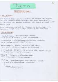 Globalisierung - Definition und Dimensionen