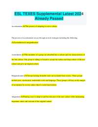 Acculturation and Language Acquisition