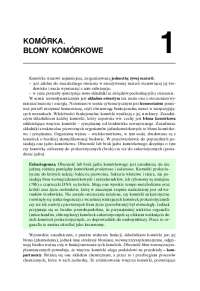 Komórka, błony komórkowe
