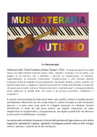 l autismo e la musico terapia