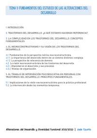 Principios de intervención psicoeducativa en trastornos del desarrollo