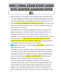 NR511 Final Exam Study Guide: Diagnosis and Treatment of Various Health Conditions