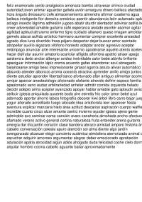 Vocabulario diverso y emocional