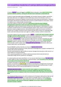 De Nardis, Sociologia politica (II edizione) - riassunto dettagliato