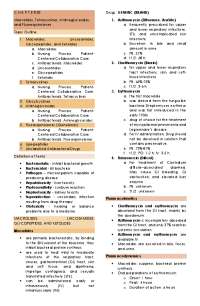 Antibacterial Drugs: Properties, Uses, Side Effects, and Nursing Considerations