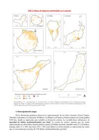 Mapa de impactos ambientales en Canarias
