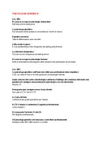 Psicologia Giuridica domande CHIUSE - eCampus - La Spada Viviana - 2023