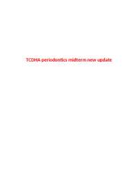 Periodontics Midterm Study Guide: Key Concepts and Questions