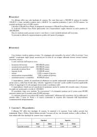 Esercizi del corso svolti in classe in preparazione dell'esame di programmazione con esemp