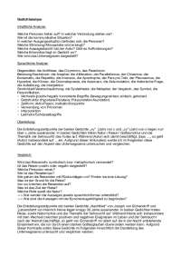 Deutsch LK - Lyrik, Gedichtanalyse/Gedichtvergleich