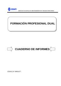 cuaderno de Informes, máquinas herramientas