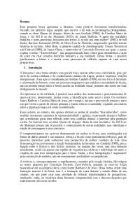 Projeto para possível pesquisa em Literatura Norte-Americana
