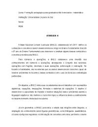 ATIVIDADES I DA PRÁTICA DE ENSINO NOS ANOS INICIAIS DO FUNDAMENTAL