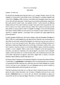 Riassunto Cultura visiva e antropologia