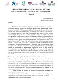 Estudo sobre os gargalos do agronegócio da sericicultura no Paraná