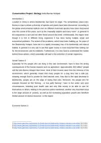 Conservation of Indo-Burma Biodiversity Hotspot: Social and Economic Challenges