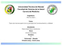 Microscopios Para pegar un clip en el cuadro de texto, tócalo.Para pegar un clip en el cu
