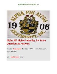 Alpha Phi Alpha Fraternity: History, Mission, and Notable Members