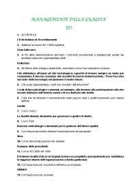 Banca Dati di Management della qualità