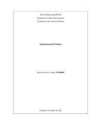 Desnaturação de Proteínas: Experiência em Biologia