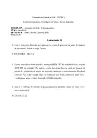 Laboratório 1 - Wireshark
