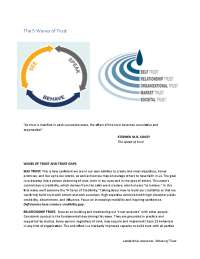 Waves of Trust: Understanding the Five Levels of Trust and Building Credibility