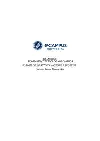 Paniere (2024) - CHIUSE e APERTE COMPLETO- FONDAMENTI DI BIOLOGIA E CHIMICA - Prof. Ieraci