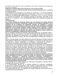 Nuevo Plan y Programas de Estudio para Educación Secundaria en México - Prof. Gutierrez Mu