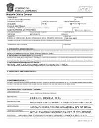 Historia Clínica General: Caso de Estudio de Influenza Estacional