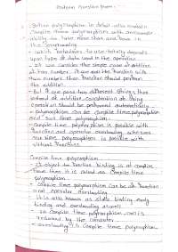 Notes for computer graphic