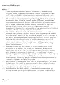 Czarnowski o kulturze